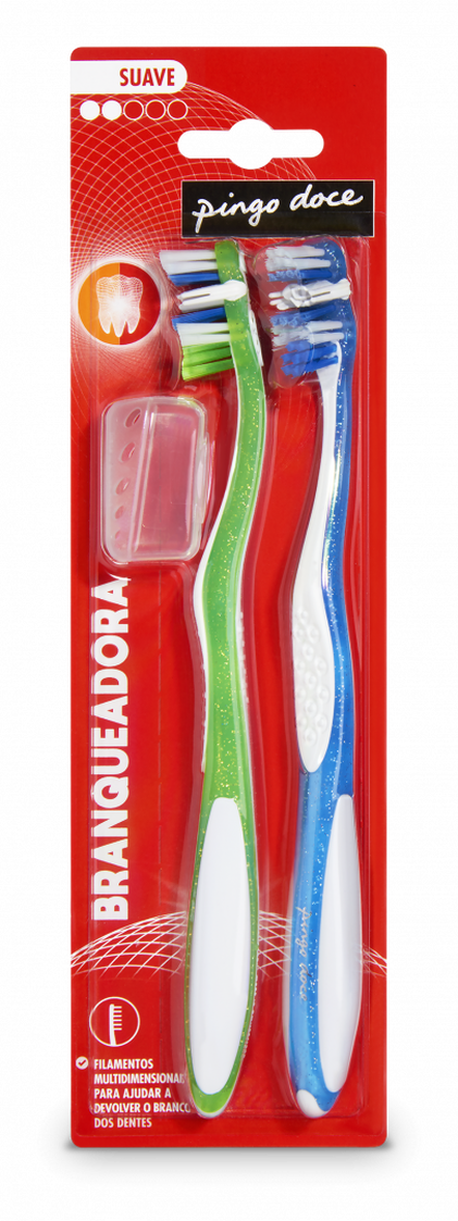Escova De Dentes Perfect White Suave Pingo Doce 2Un