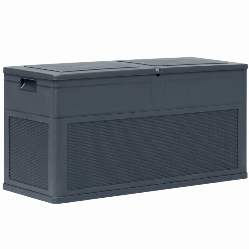 Hkh Caixa De Arrumação Para Jardim 320 l - Antracite