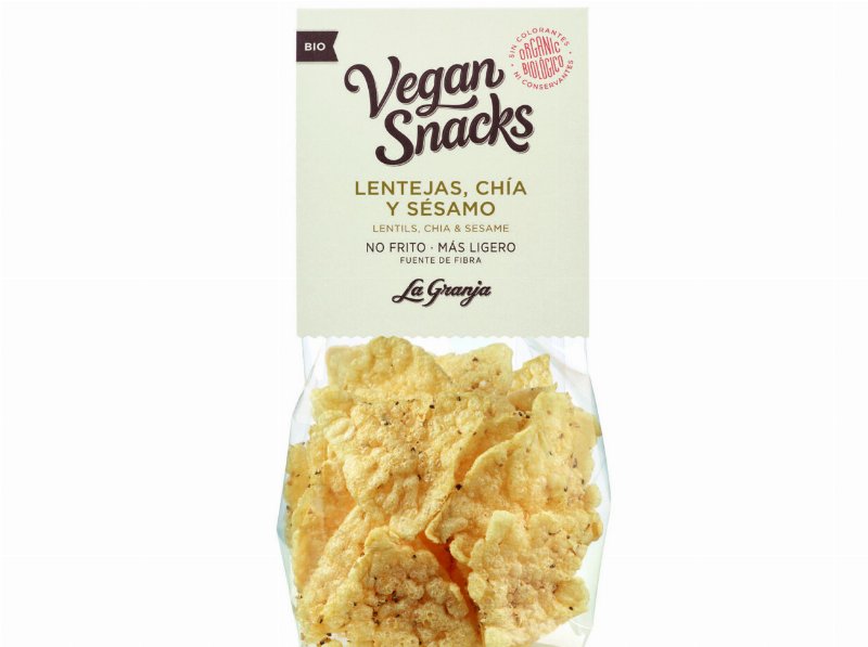 Snack Lentilha La Granja Sem Glúten Chia E Sesamo Bio 40 g
