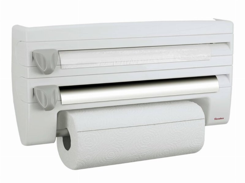 Dispensador Para 3 Rolos De Cozinha Metaltex