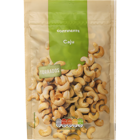 Caju Torrado Sem Sal Continente 175 gr