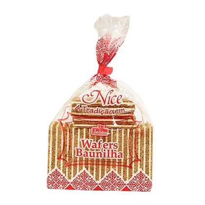 Bolachas Wafers Com Recheio De Baunilha Dailidoce 0.25Kg