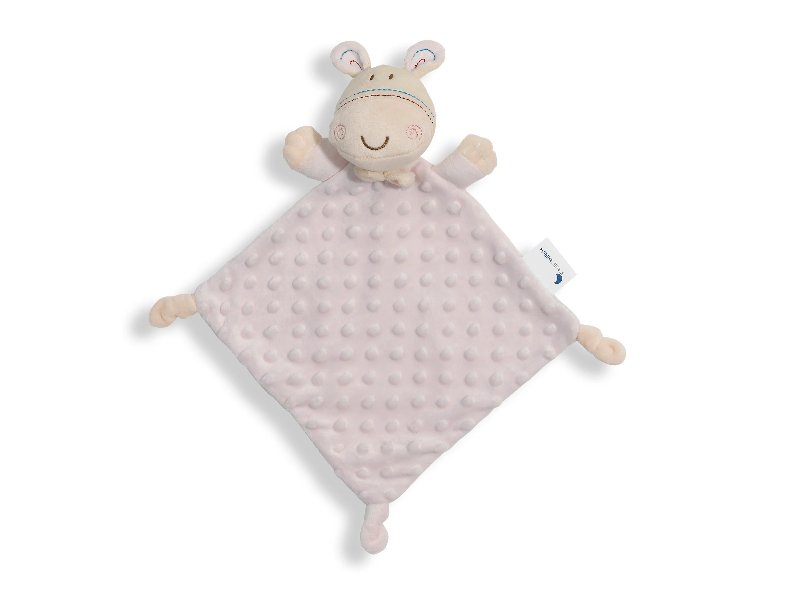 Mantinha Doudou Interbaby Girafa Rosa
