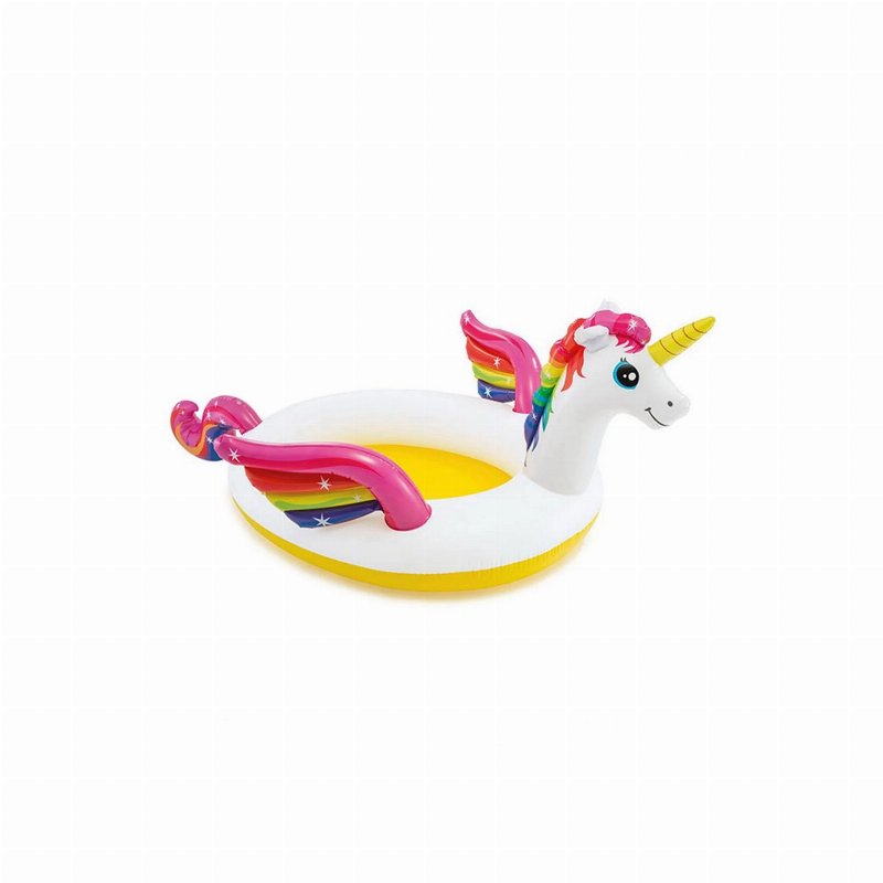 Intex Piscina Insuflável Unicórnio Com Pulverizador 193 X 272 X 104 Cm - 151 Litros