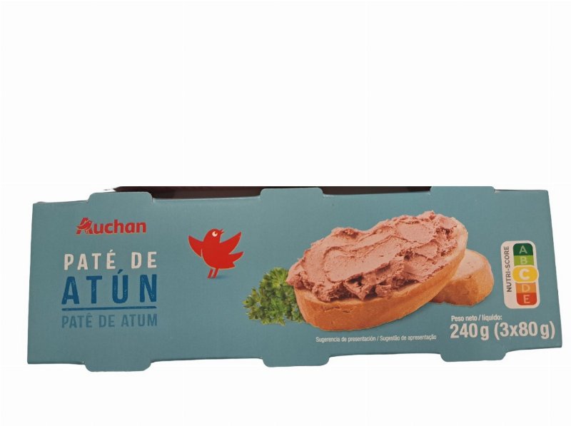 Paté De Atum Auchan 3X80 g