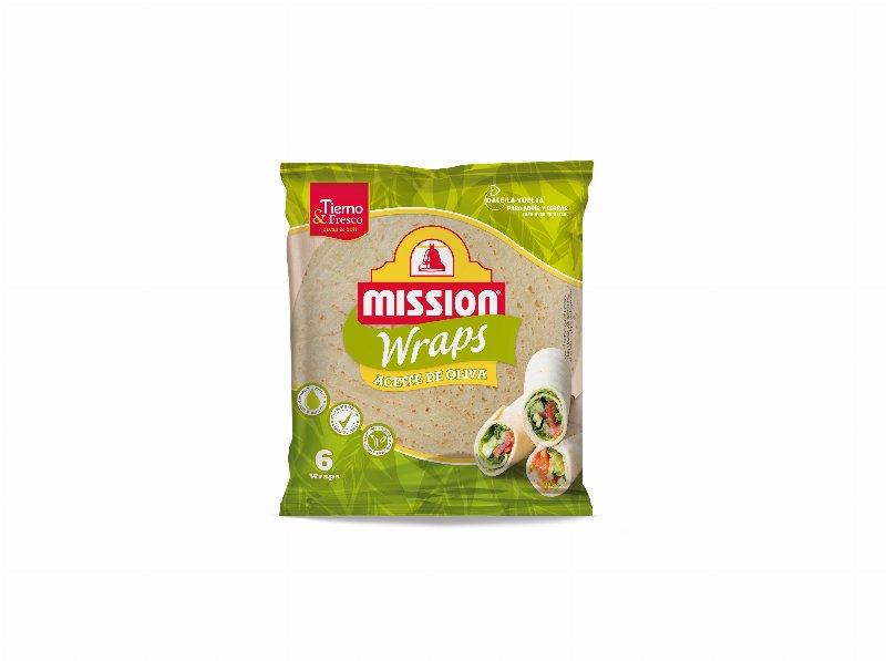 Tortilha Mission De Trigo 100% Azeite Virgem Extra 370 g