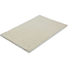 Tapete De Banho Microfibra 50X80Cm Bege Claro Kasa