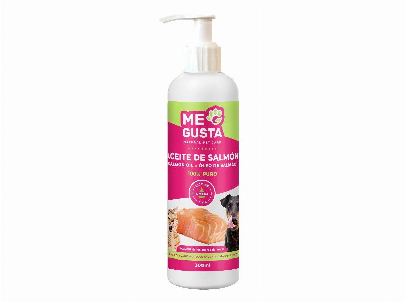 Óleo De Salmão Me Gusta Cão/Gato 300 ml