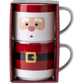 Conjunto 2 Chávenas 470 ml Pai Natal Kasa