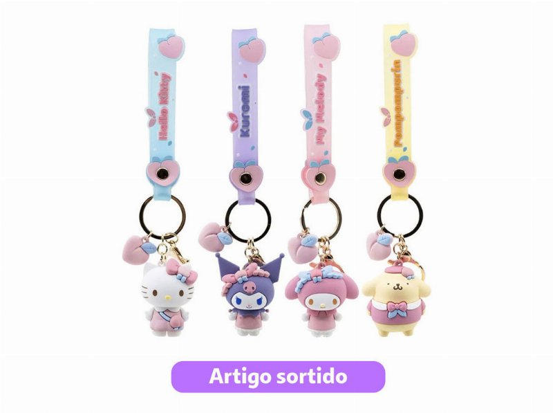 Porta-Chaves Hello Kitty Modelos Sortidos