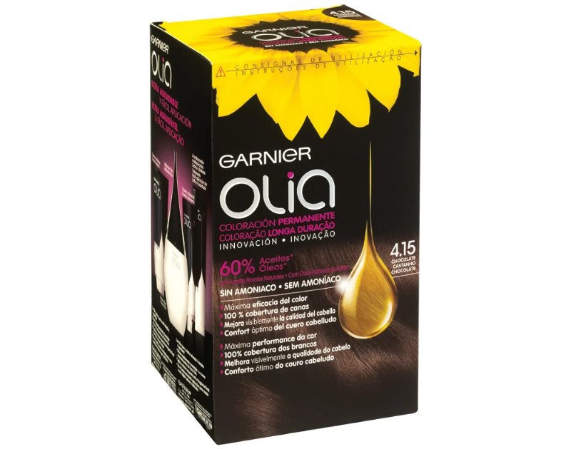 Coloração Olia Garnier Castanho Chocolate 4.15