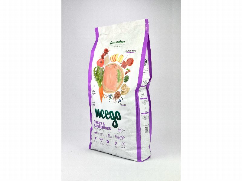 Ração Para Cão Sénior Weego Peru / Mirtilos 12 kg