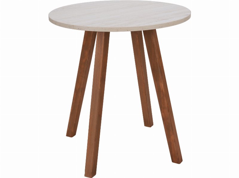 Mesa De Apoio Pinho Ø40X43Cm