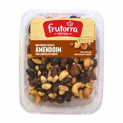 Mix Frutos Secos Chocolate Preto Frutorra 0.2Kg