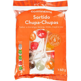Chupas Sortido Sem Glúten Continente 150 gr