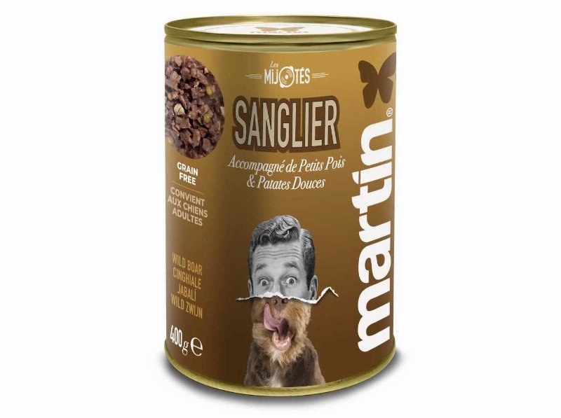 Comida Húmida Martin Sellier Cão Javali 400 g
