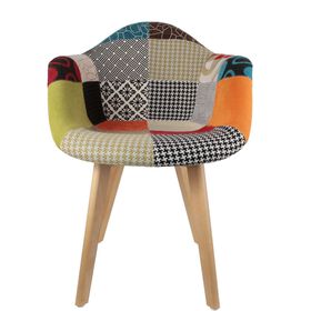 Conjunto De 2 Poltronas Estofadas Patch Scan