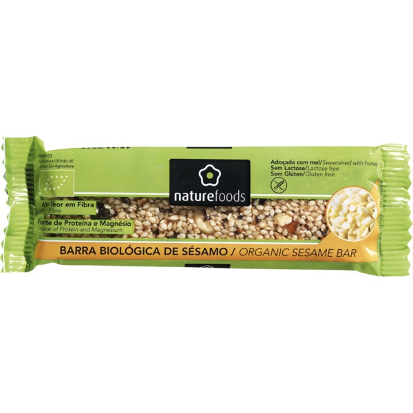 Barra De Sementes De Sésamo Biológica 40 g