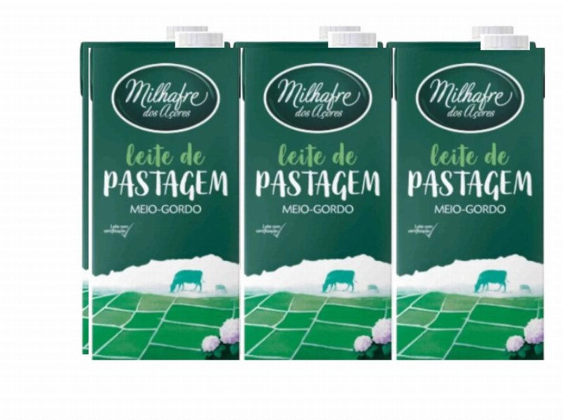 Leite Uht Milhafre Pastagem M/Gordo 6 X1 l