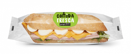 Sandes Americana Cheddar, Fiambre E Ovo Comida Fresca 0.422Kg