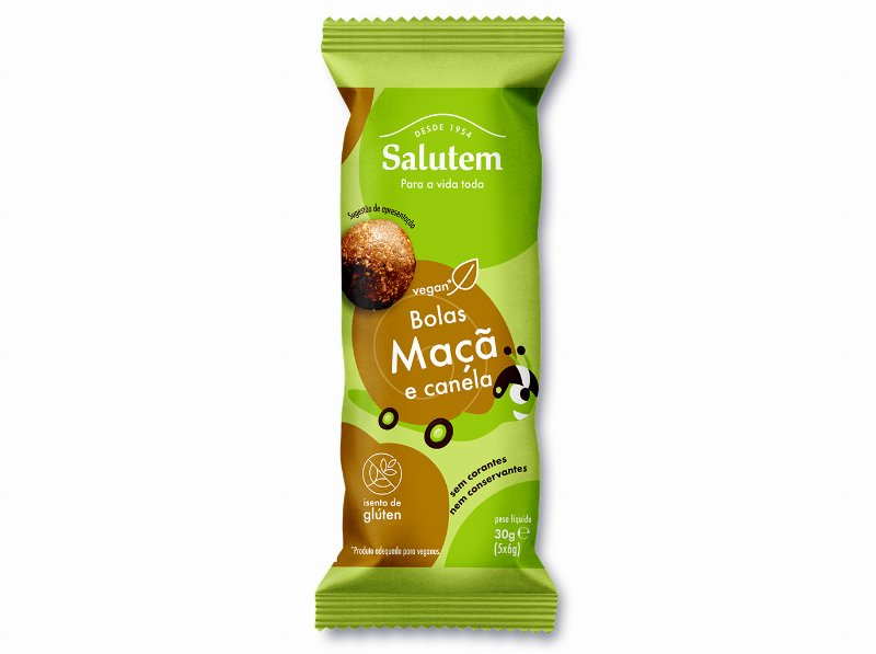 Bolas Naturais Salutem Maçã E Canela 30 g