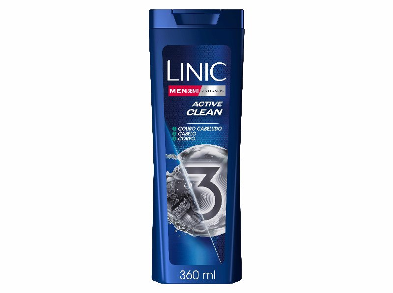 Champo Anti-Caspa Linic 3 Em 1 Active Clean 360 ml