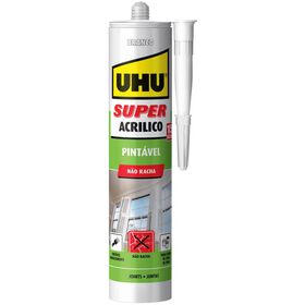 Super Acrilico Pintável Branco Uhu 1 Un