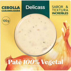 Patê Vegetal De Cebola Caramelizada Delicass 100 gr