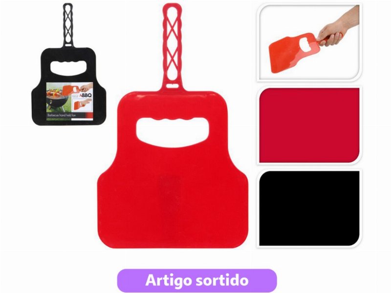 Abanador Silicone 32X21Cm Cores Sortidas