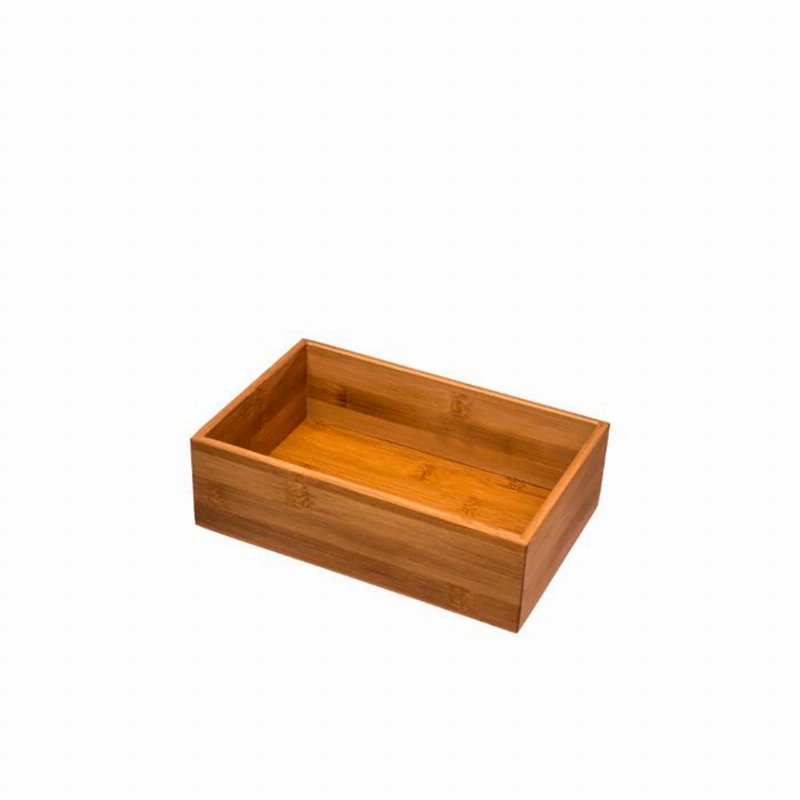 Caixa Organizadora Em Bambu 15 X 23 X 7 Cm