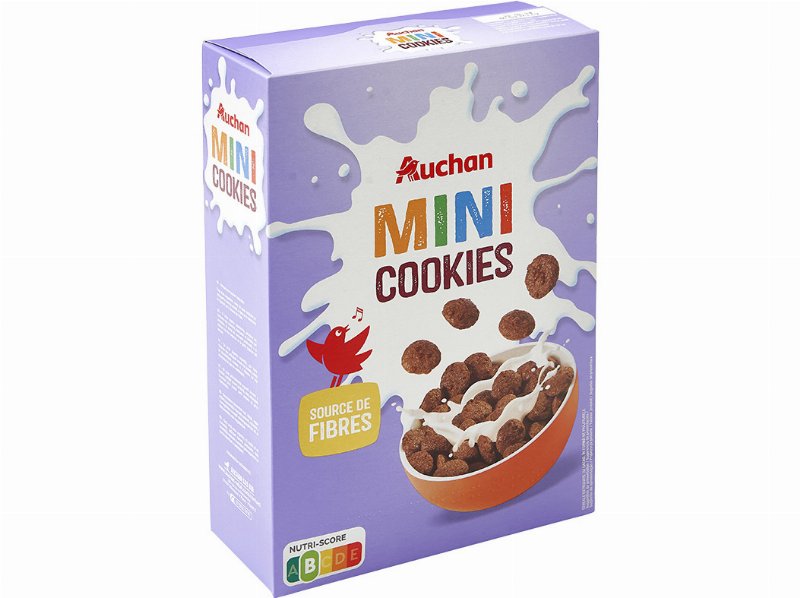 Cereais Auchan Mini Cookies 375 g