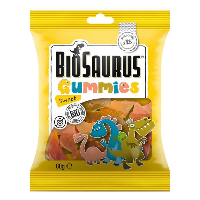Gomas Doces Bio Biosaurus 80 g