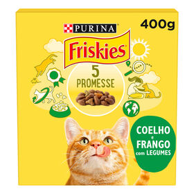 Ração Para Gato Adulto Coelho, Frango E Legumes Purina Friskies 400 g