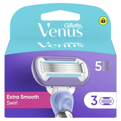 Recarga De Lâminas Venus Deluxe Smooth Swirl Venus 3Un