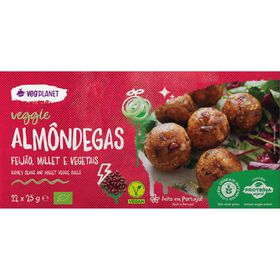 Almôndegas Feijão, Millet E Vegetais Vegplanet 300 gr (12 Un)