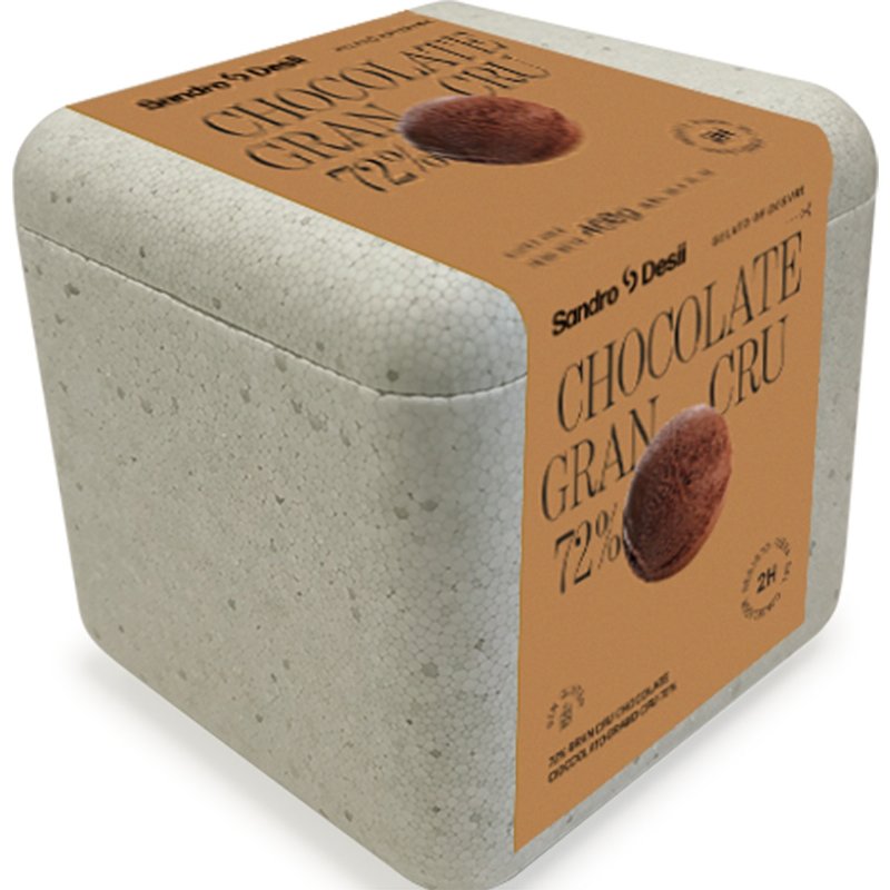 Gelado De Chocolate 72% Cacau 500 ml