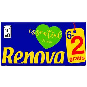 Lenços De Bolso Essential Renova 8 Un