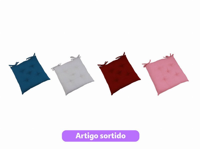 Coxim Alto Actuel Balou So 40X40X5Cm Cores Sortidas