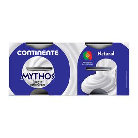 Iogurte Grego Mythos Natural Continente 500 gr (4 Un)