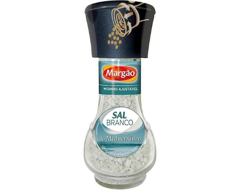 Moinho Margão Sal Branco Mediterrâneo 90 g