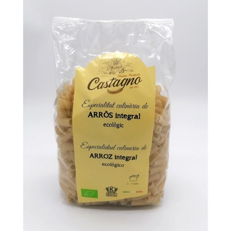 Massa De Arroz Integral Penne Bio Castagno 500 g
