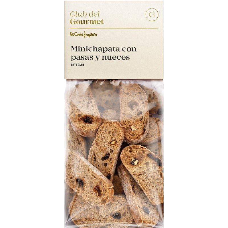 Mini Chapatas Com Passas E Nozes 120 g