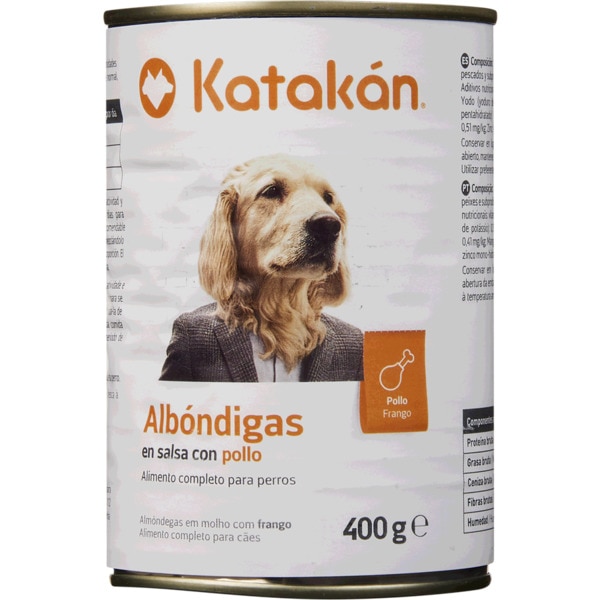 Comida Húmida Para Cão Almôndegas Em Molho De Frango 400 g