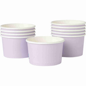 Conjunto 10 Taças 250 ml Papel Soft Lavanda Kasa