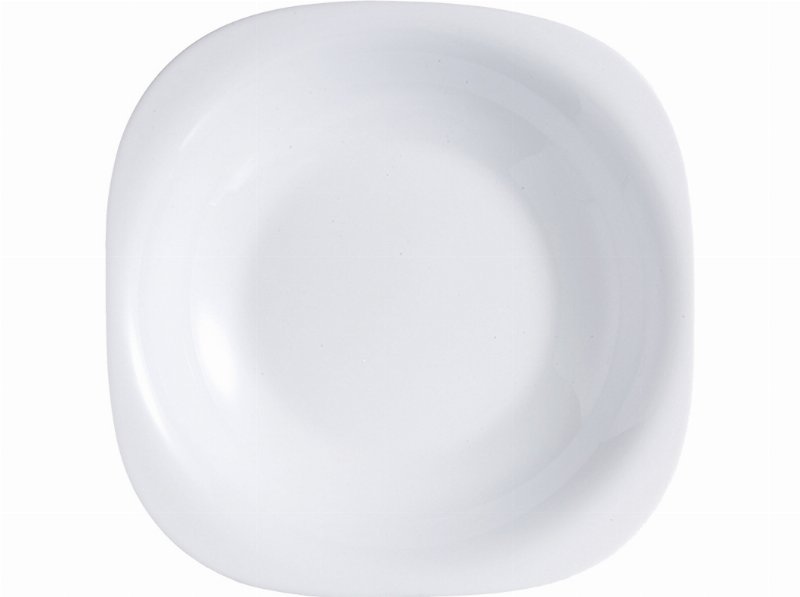 Prato De Sopa Carine Luminarc Branco Vidro Ø21Cm