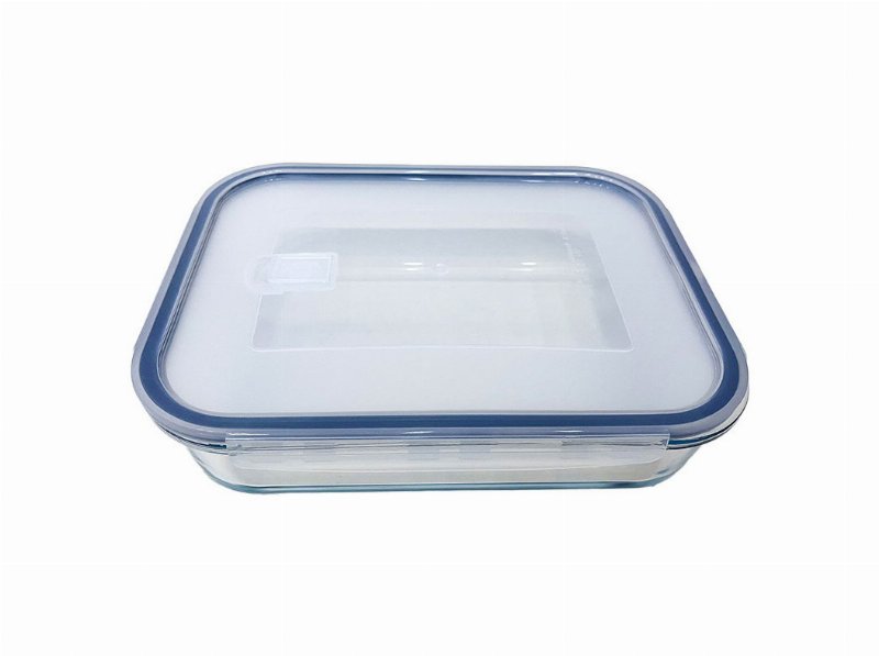 Caixa Em Vidro Rectangular Actuel Hermética Com Válvula 2.6 l