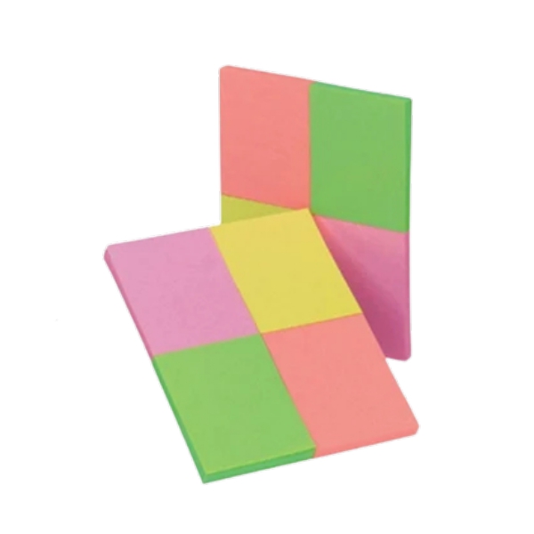 Bloco De Notas Adesivas 4 Cores 40X50Mm Q-Connect