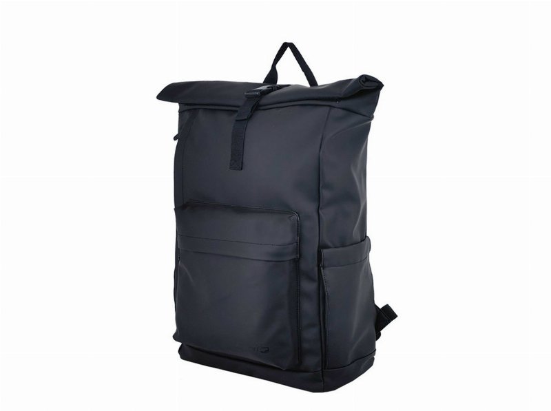 Mochila New York Airport Preta Eco 44X30X15Cm