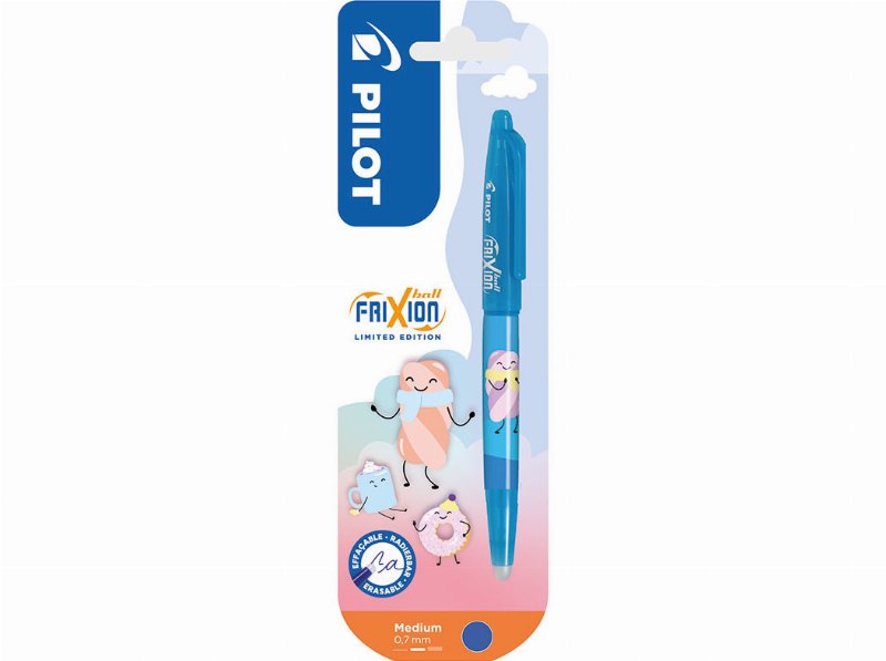 Caneta Apagável Pilot Frixion Ball 0.7Mm Azul Claro Tinta Azul