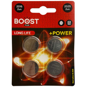 Conjunto 4 Pilhas Lítio Cr2016 + Cr2025 Boost 4 Un